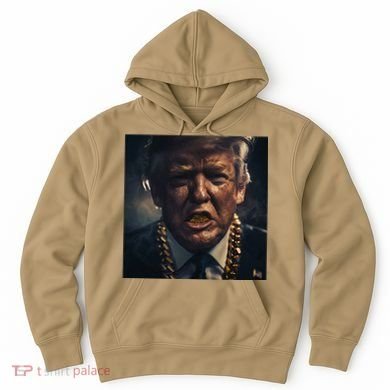 Donald Trump Gold Grillz Hoodie