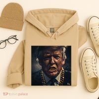 Donald Trump Gold Grillz Hoodie thumb 4