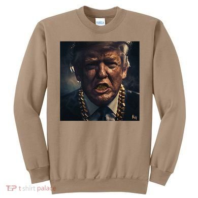 Donald Trump Gold Grillz Sweatshirt