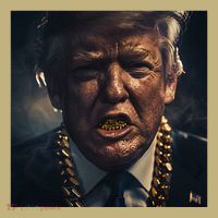 Donald Trump Gold Grillz Sweatshirt thumb 2