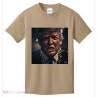 Donald Trump Gold Grillz Kids T-Shirt thumb 0