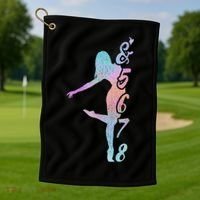 Dance Teacher Gift Dancer Lessons Dancing Instructor Gift Golf Towel thumb 1