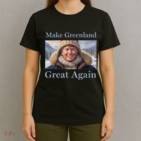 Donald Trump Greenland Funny Conservative Maga T-Shirt thumb 4