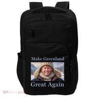 Donald Trump Greenland Funny Conservative Maga Impact Tech Backpack thumb 0