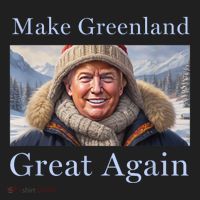 Donald Trump Greenland Funny Conservative Maga Urban Oversized Heavyweight T-Shirt thumb 2