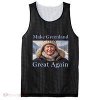 Donald Trump Greenland Funny Conservative Maga Mesh Reversible Basketball Jersey Tank thumb 0