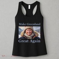 Donald Trump Greenland Funny Conservative Maga Women's Tank Top thumb 3