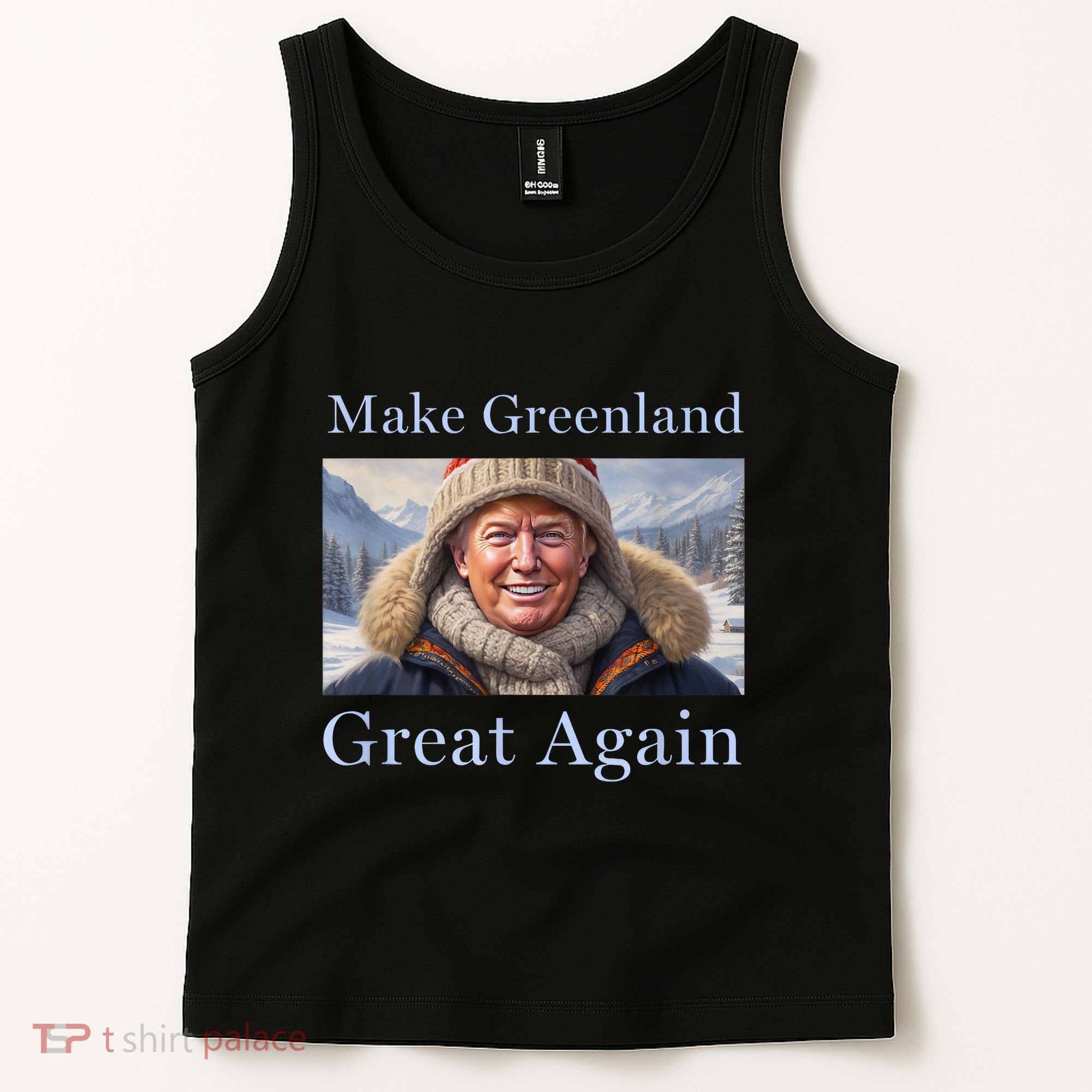 Donald Trump Greenland Funny Conservative Maga Tank Top