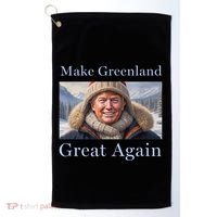 Donald Trump Greenland Funny Conservative Maga Golf Towel thumb 0