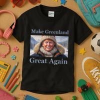 Donald Trump Greenland Funny Conservative Maga Kids T-Shirt thumb 3