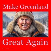 Donald Trump Greenland Funny Conservative Maga Santa Hat thumb 1