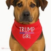 Donald Trump Girl 2020 USA-Made Doggie Bandana thumb 1