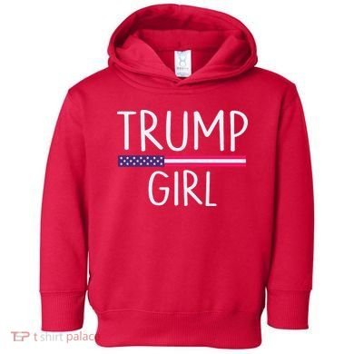 Donald Trump Girl 2020 Toddler Hoodie