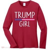 Donald Trump Girl 2020 Women's Long Sleeve Shirt thumb 0