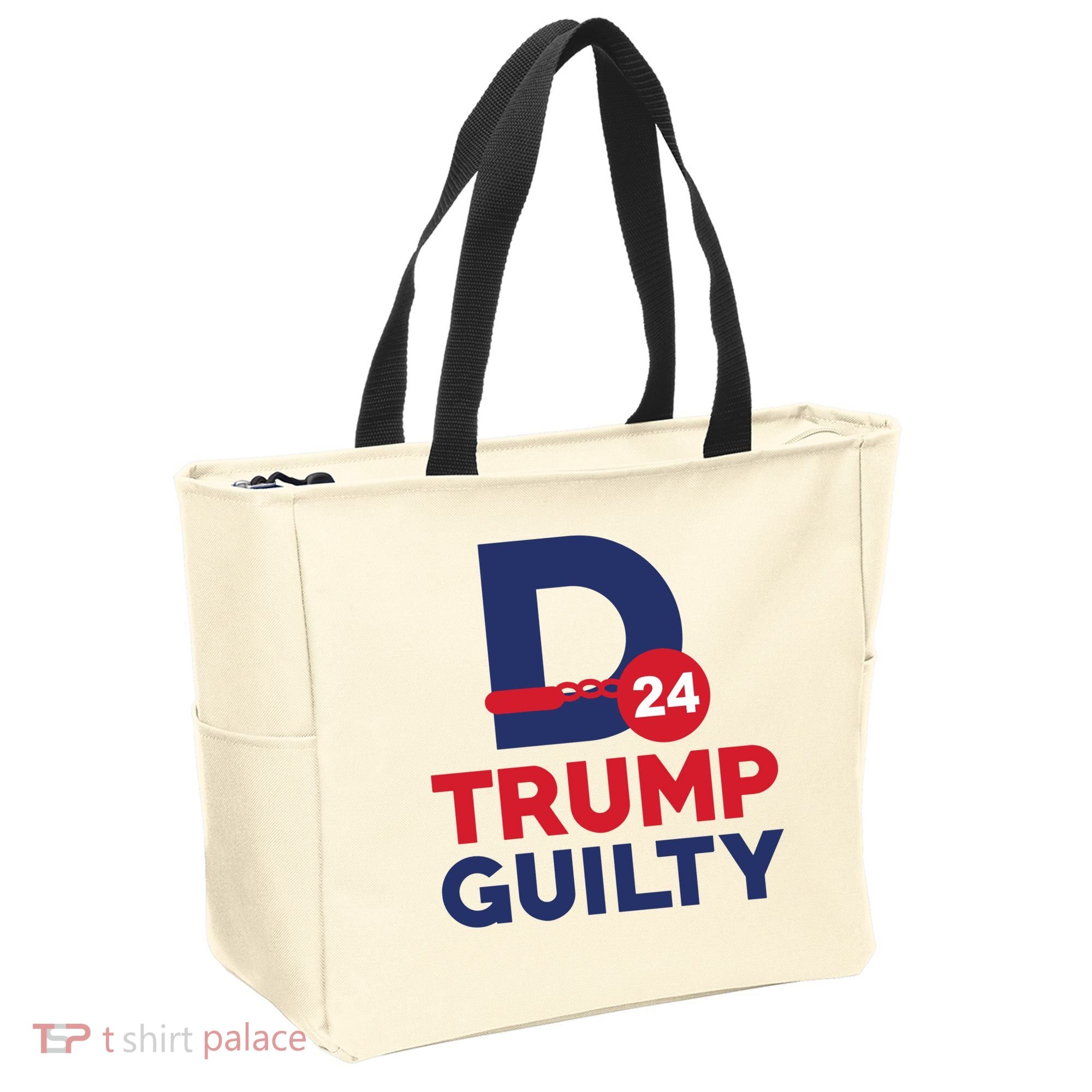 Donald Trump Guilty 24 Political Tote Bag