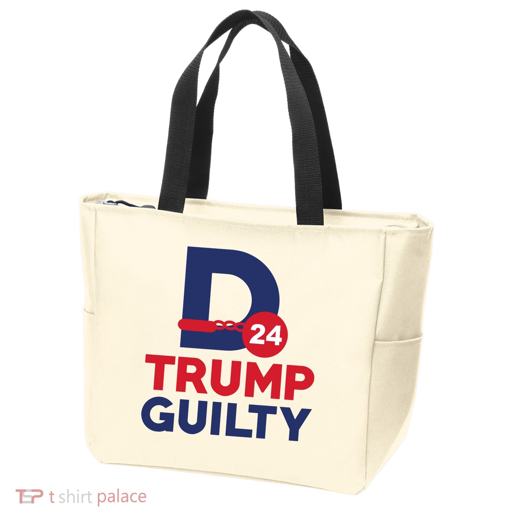 Donald Trump Guilty 24 Political Tote Bag