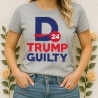 Donald Trump Guilty 24 Political Women's T-Shirt thumb 2