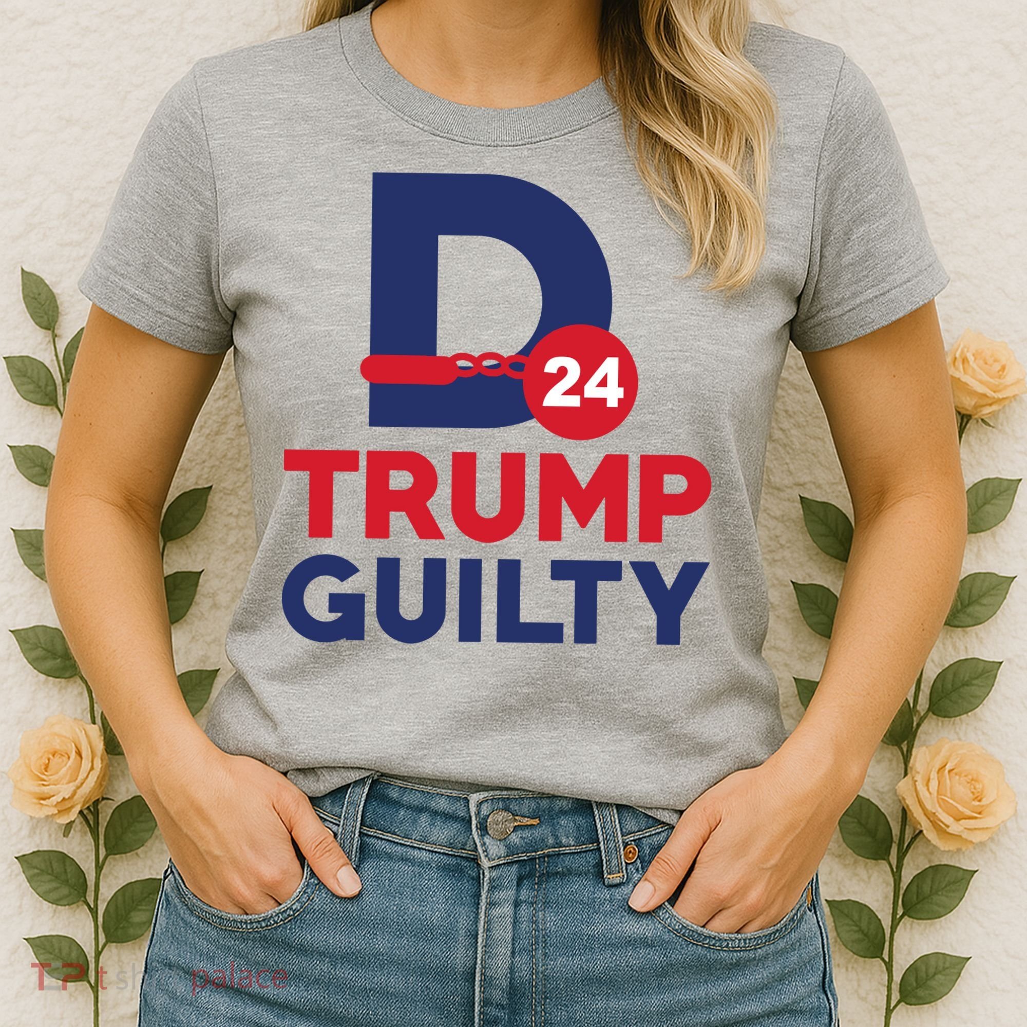 Donald Trump Guilty 24 Political Women's T-Shirt
