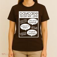 Daycare Teacher Gift Daycare Provider Gifts Thank You Preschool T-Shirt thumb 4