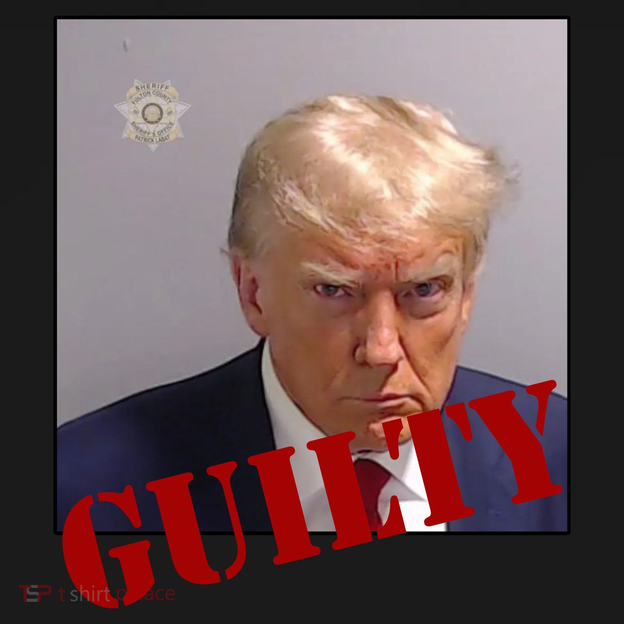 Donald Trump Guilty Mugshot Coaster