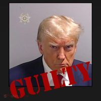 Donald Trump Guilty Mugshot Toddler Hoodie thumb 2