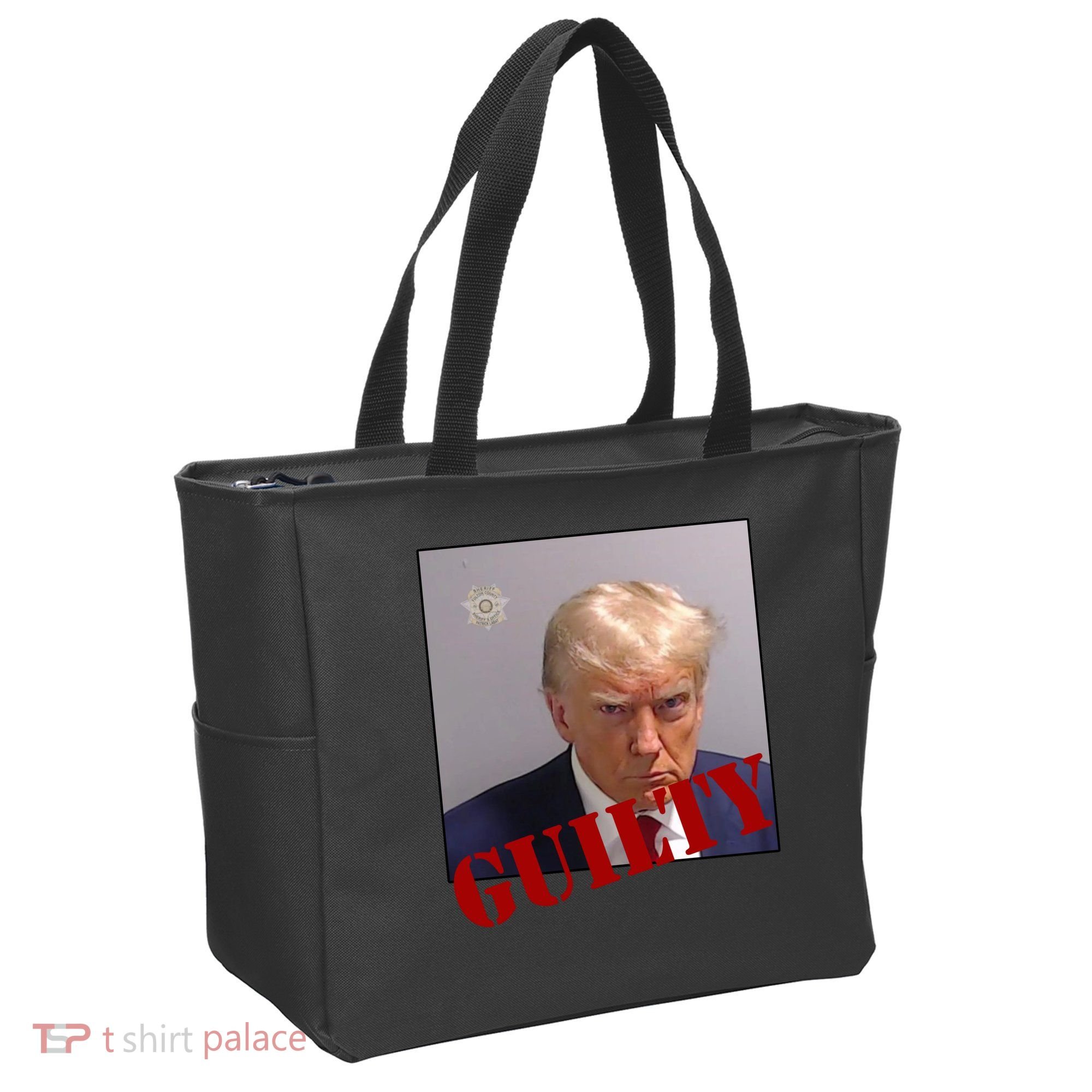 Donald Trump Guilty Mugshot Tote Bag