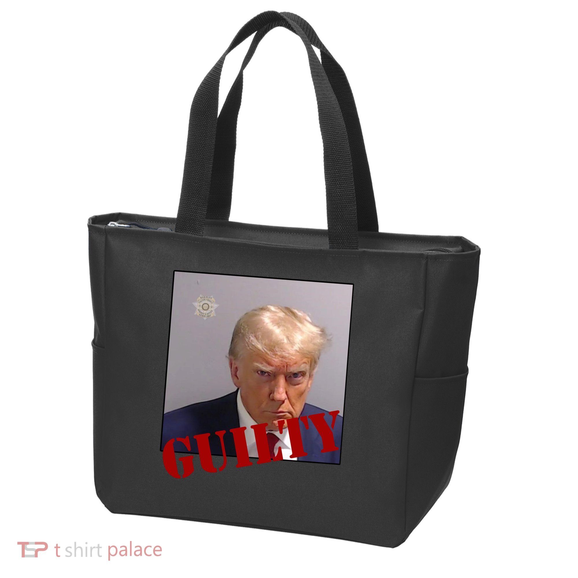 Donald Trump Guilty Mugshot Tote Bag