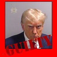 Donald Trump Guilty Mugshot Santa Hat thumb 1