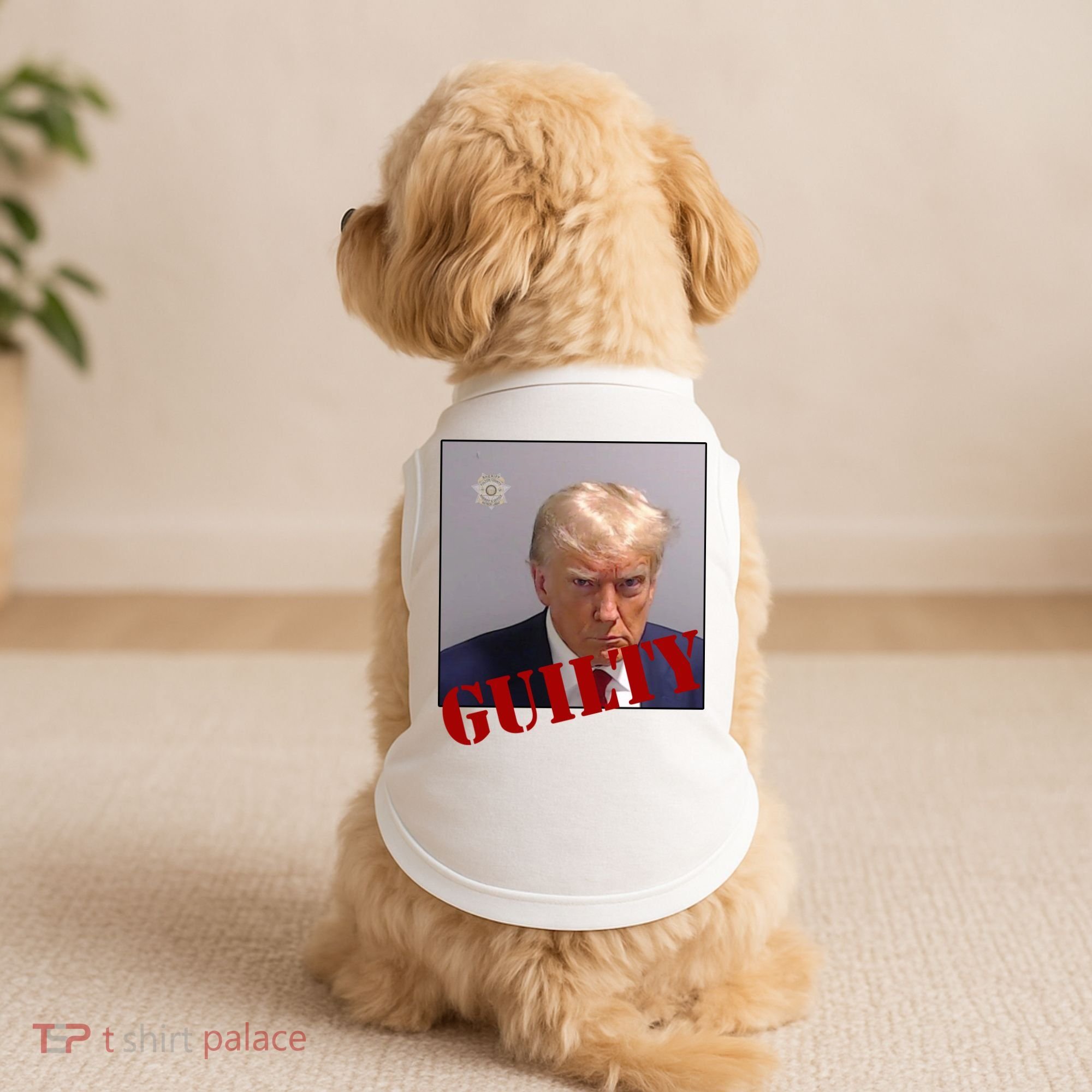 Donald Trump Guilty Mugshot Doggie Tank