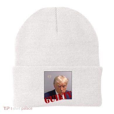 Donald Trump Guilty Mugshot Beanie