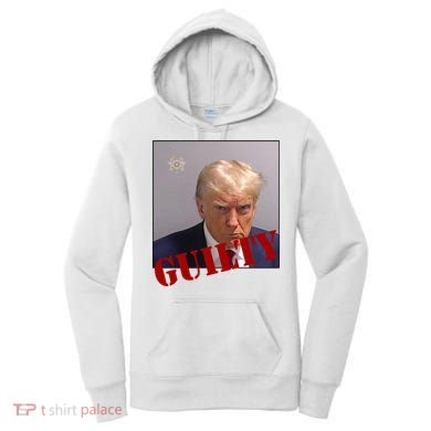 Donald Trump Guilty Mugshot Women's Hoodie