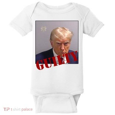 Donald Trump Guilty Mugshot Baby Bodysuit