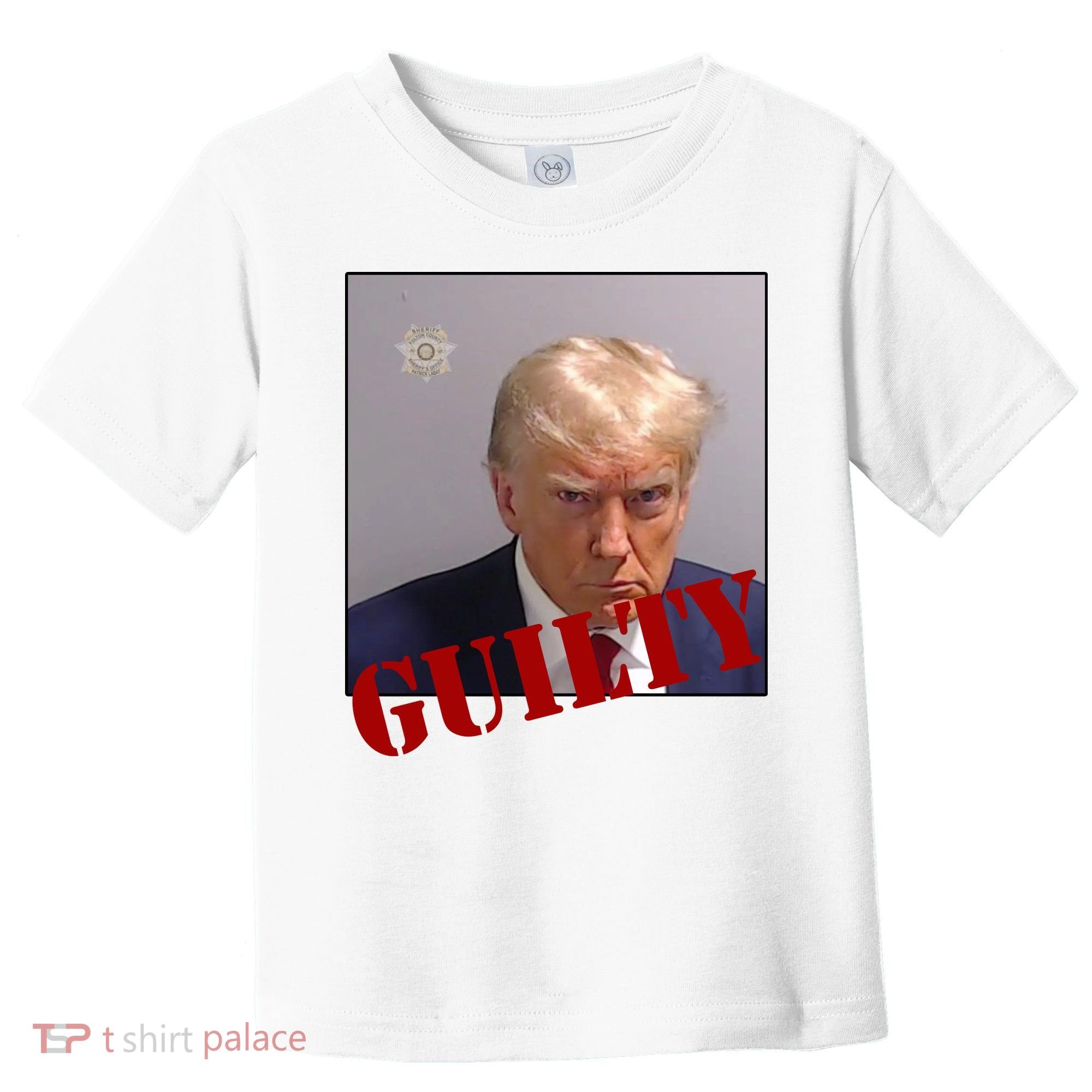 Donald Trump Guilty Mugshot Toddler T-Shirt