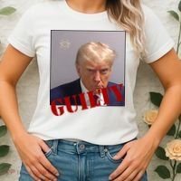 Donald Trump Guilty Mugshot Women's T-Shirt thumb 2