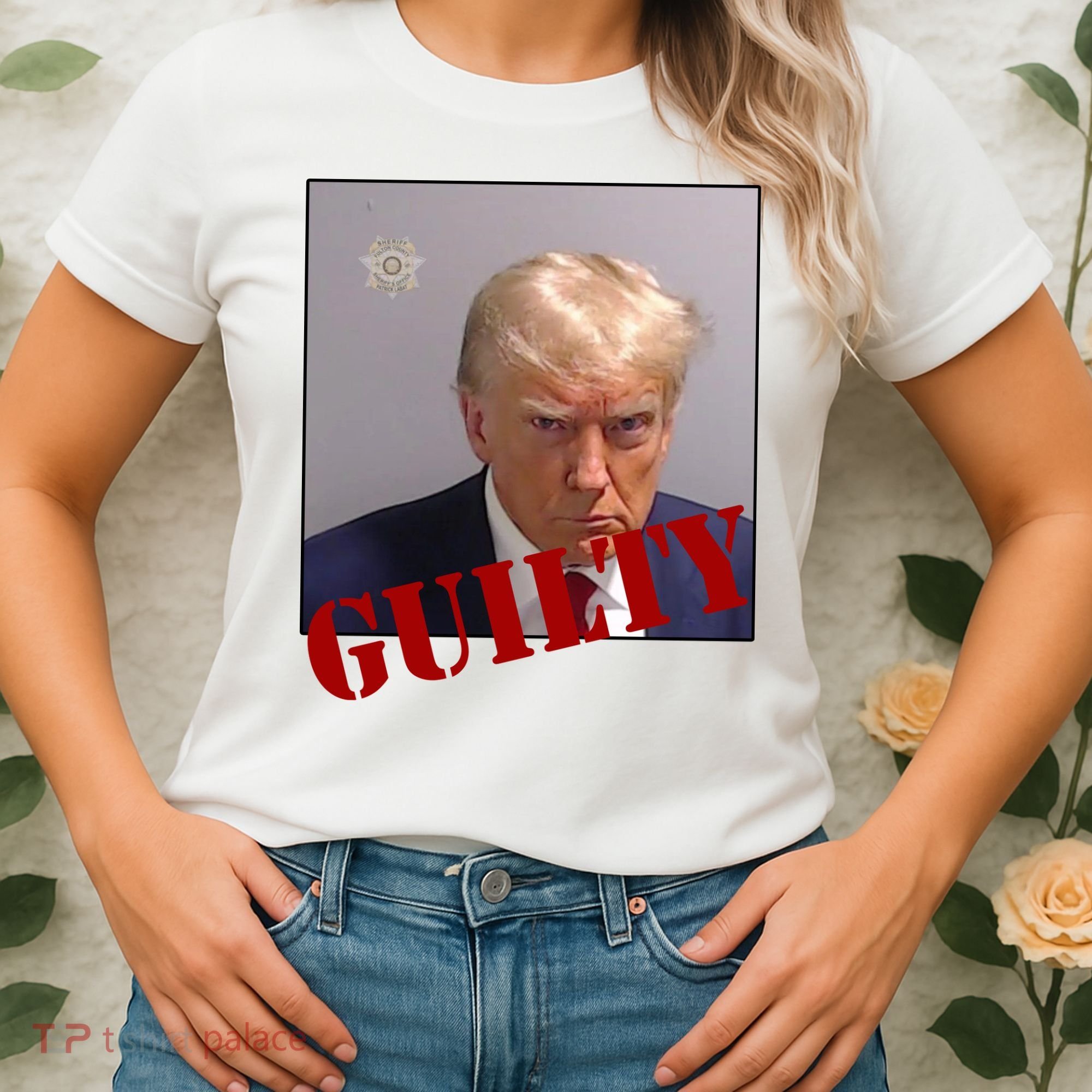 Donald Trump Guilty Mugshot Women's T-Shirt