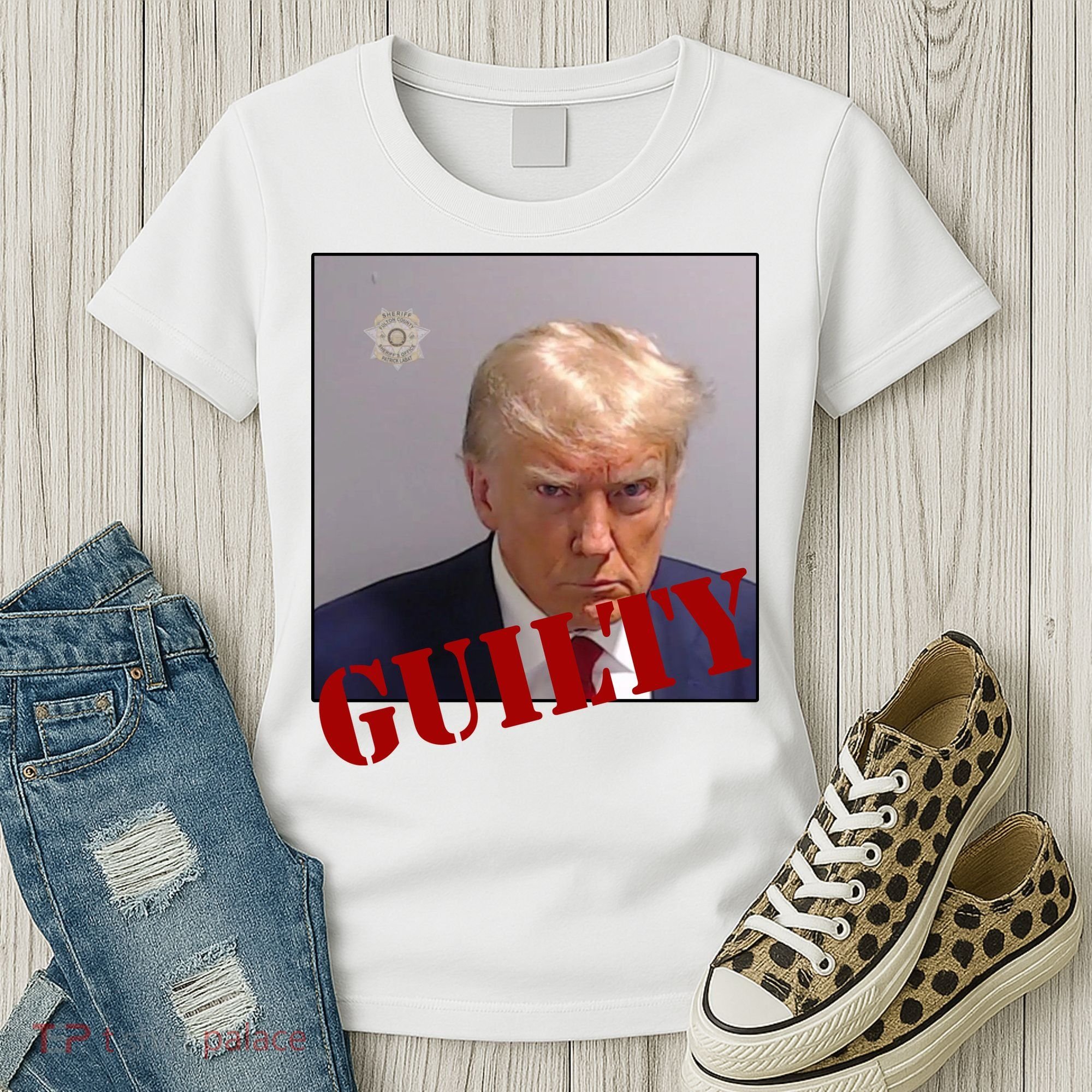 Donald Trump Guilty Mugshot Women's T-Shirt