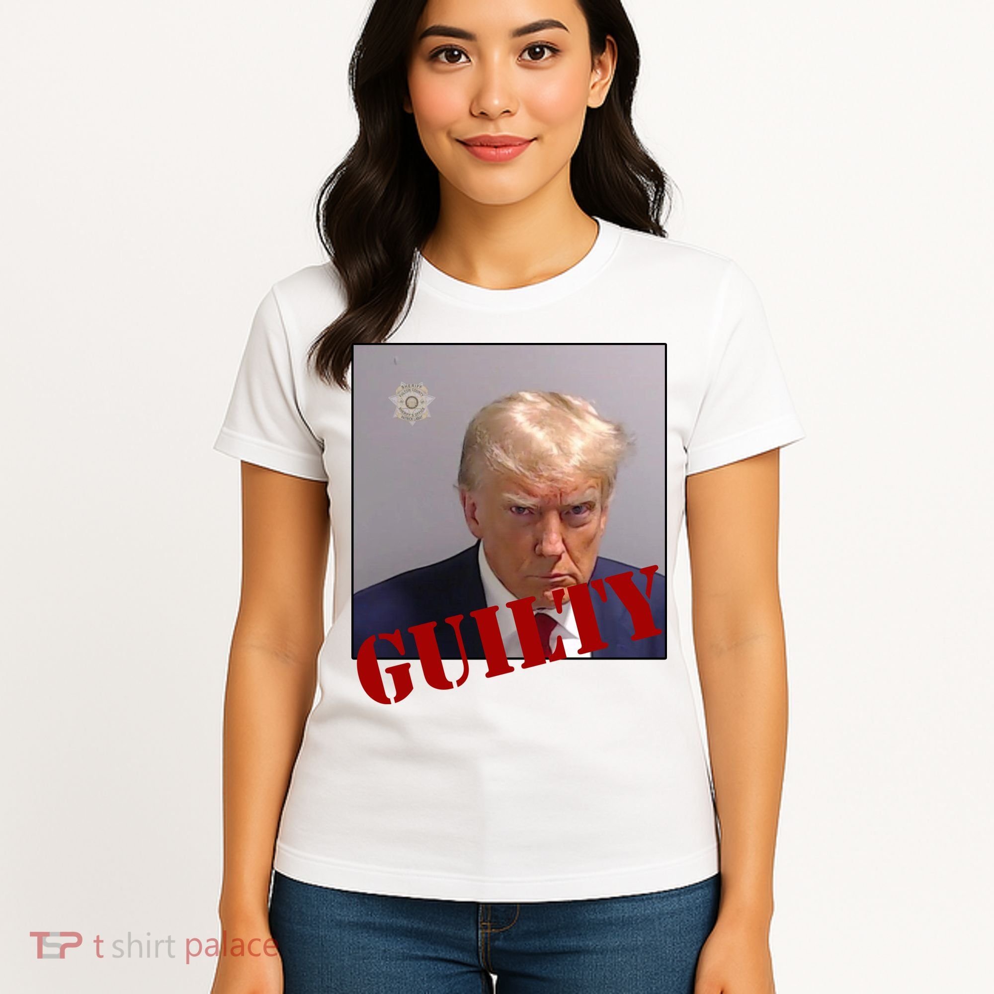 Donald Trump Guilty Mugshot Women's T-Shirt