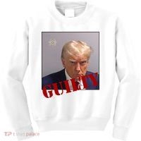 Donald Trump Guilty Mugshot Kids Sweatshirt thumb 0