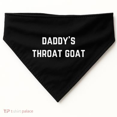 Daddys Throat Goat USA-Made Doggie Bandana