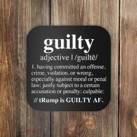 Donald Trump Guilty Definition Felony Coaster thumb 0