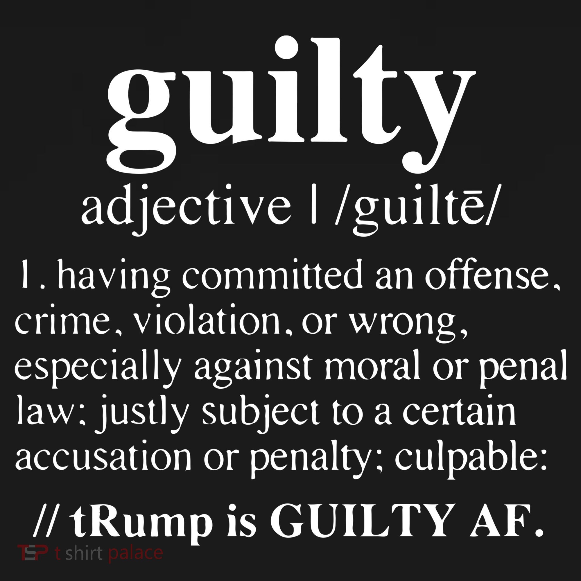 Donald Trump Guilty Definition Felony Women's Hoodie