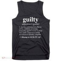 Donald Trump Guilty Definition Felony Tank Top thumb 0