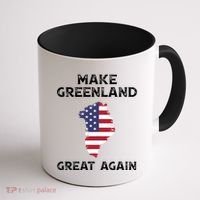 Donald Trump Greenland Make Greenland Great Again Coffee Mug thumb 1