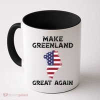 Donald Trump Greenland Make Greenland Great Again Coffee Mug thumb 0