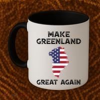 Donald Trump Greenland Make Greenland Great Again Coffee Mug thumb 2