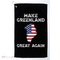 Donald Trump Greenland Make Greenland Great Again Golf Towel thumb 0