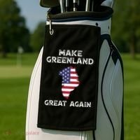 Donald Trump Greenland Make Greenland Great Again Golf Towel thumb 2