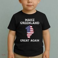 Donald Trump Greenland Make Greenland Great Again Toddler T-Shirt thumb 2