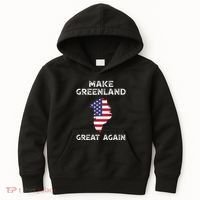 Donald Trump Greenland Make Greenland Great Again Kids Hoodie thumb 0