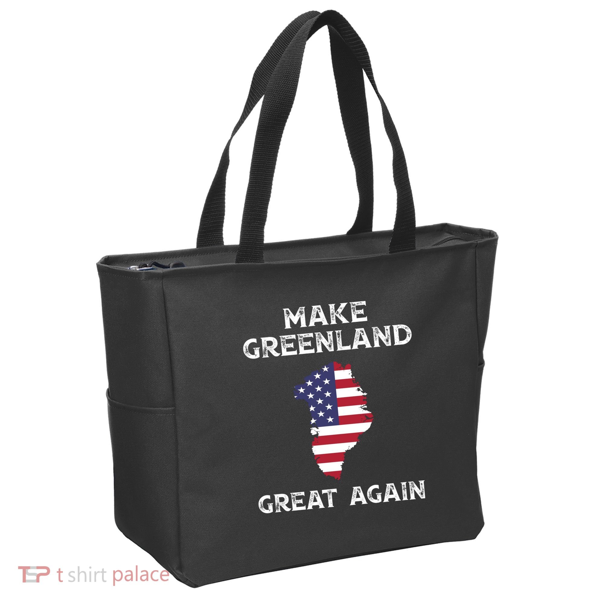 Donald Trump Greenland Make Greenland Great Again Tote Bag